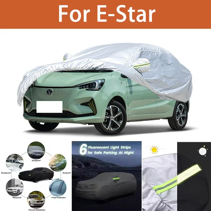 For E-Star Car Cover Outdoor Protection Covers Snow Sunshade Waterproof Dustproof Exterior UV Car Accessories
For E-Star Car Cover Outdoor Protection Covers Snow Sunshade Waterproof Dustproof Exterior UV Car Accessories