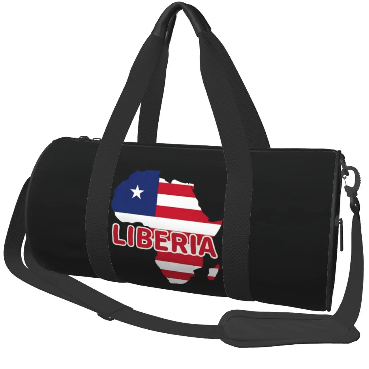 Liberia Liberian Pride Flag Map Africa Print Sports Bags Swimming Gym Bag with Shoes Vintage Handbags Men Women Fitness Bag
Liberia Liberian Pride Flag Map Africa Print Sports Bags Swimming Gym Bag with Shoes Vintage Handbags Men Women Fitness Bag