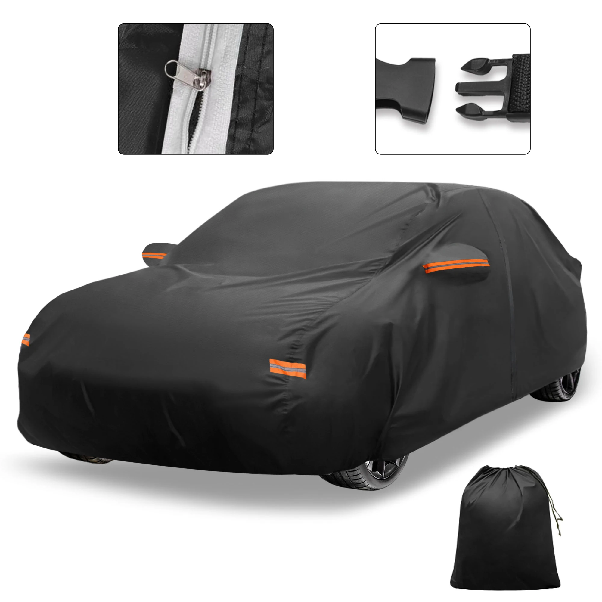 Автомобильный чехол Motoforti, уличный водонепроницаемый защитный чехол от солнца и дождя с молнией левой боковой двери 210D-PU для Volvo S60 EST
Автомобильный чехол Motoforti, уличный водонепроницаемый защитный чехол от солнца и дождя с молнией левой боковой двери 210D-PU для Volvo S60 EST