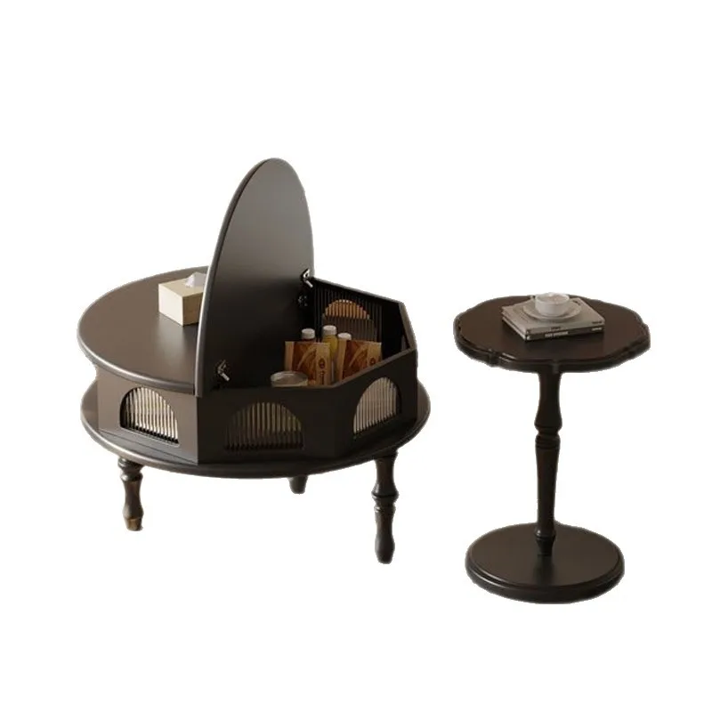 combination round American living room home solid wood glass light luxury high-end new medium and ancient style
combination round American living room home solid wood glass light luxury high-end new medium and ancient style