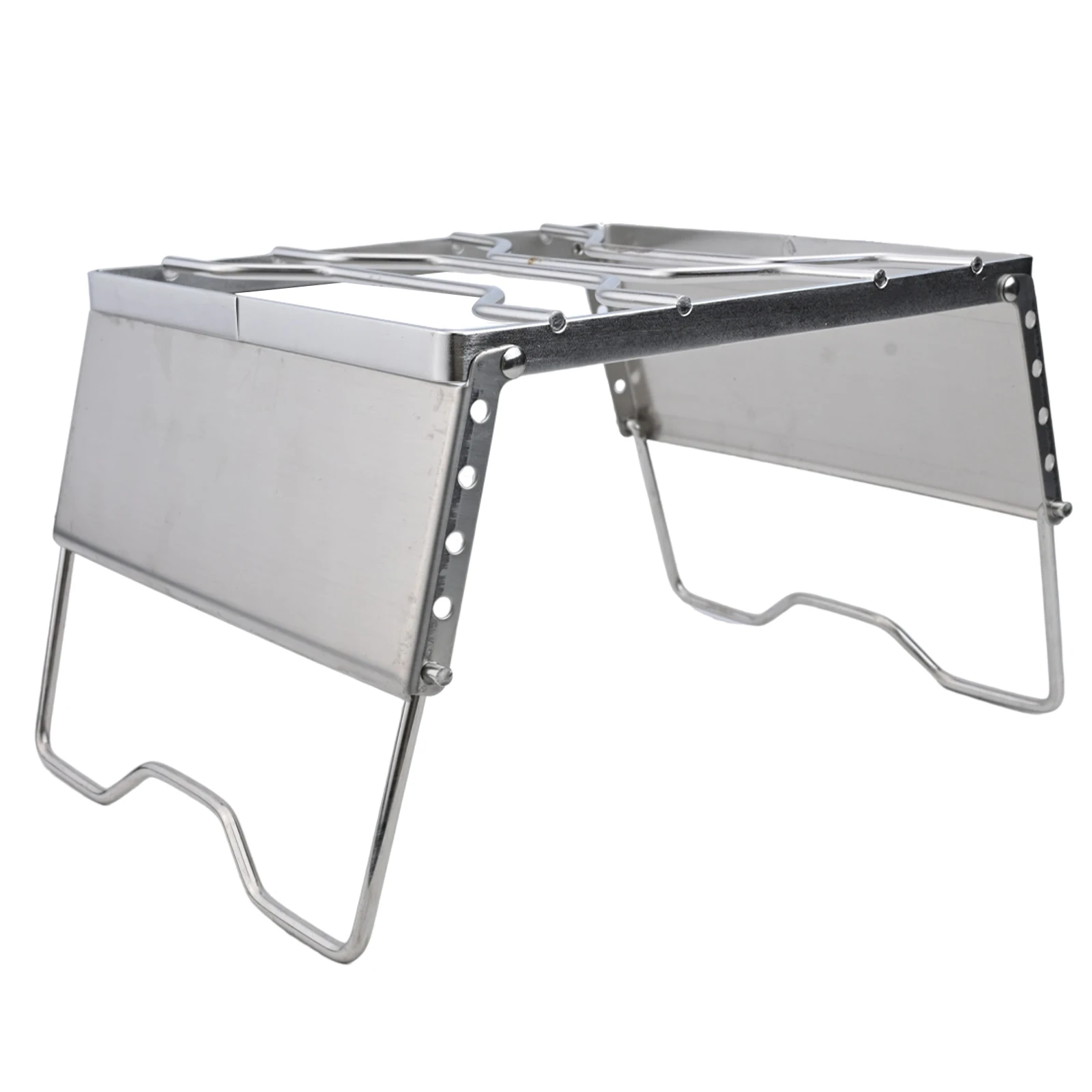 Camping Campfire Grill Firewood Stove 304 Stainless Steel Attached Carrying Bag Compact But Sturdy Foldable Legs
Camping Campfire Grill Firewood Stove 304 Stainless Steel Attached Carrying Bag Compact But Sturdy Foldable Legs