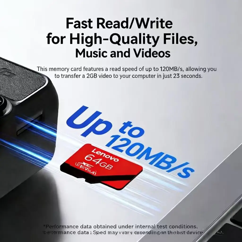 Lenovo High Endurance MicroSD Card for Dash Cam Memory Card 24 Loop Recording U1 V10 100Mb/s SD Card Support FAT32 Format
Lenovo High Endurance MicroSD Card for Dash Cam Memory Card 24 Loop Recording U1 V10 100Mb/s SD Card Support FAT32 Format