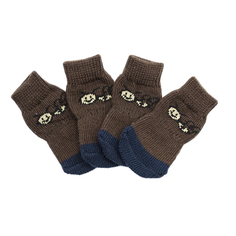 4pcs Anti-slip Cotton Socks Dog Pet Paw Protector Floor Comfort Cartoon Pattern Soft Keep Paws Clean Safe Use Doggie Socks Pet
4pcs Anti-slip Cotton Socks Dog Pet Paw Protector Floor Comfort Cartoon Pattern Soft Keep Paws Clean Safe Use Doggie Socks Pet