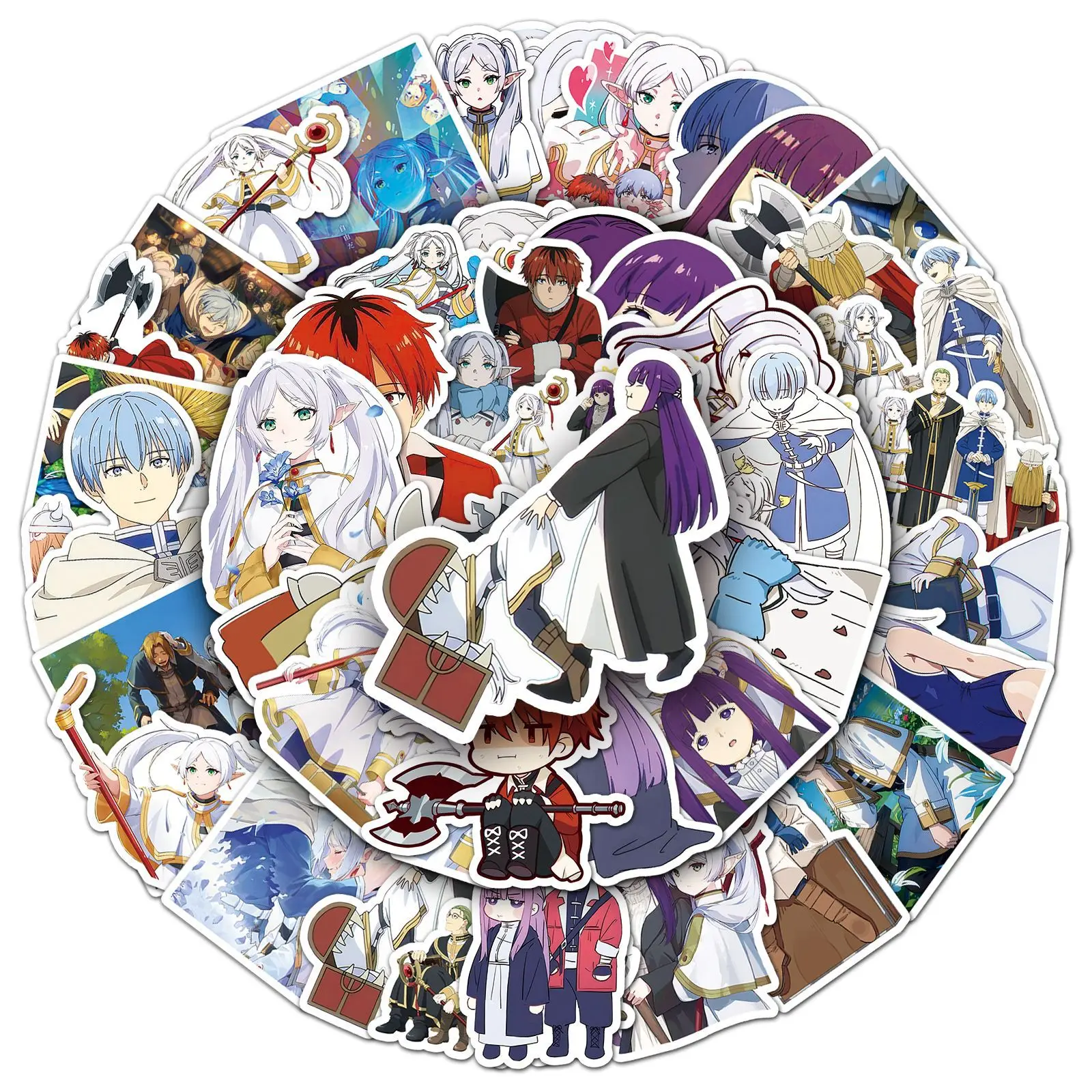 Frieren: Beyond Journey's End Graffiti stickers Personality cross border cartoon manga decorated suitcase phone case stickers
Frieren: Beyond Journey's End Graffiti stickers Personality cross border cartoon manga decorated suitcase phone case stickers