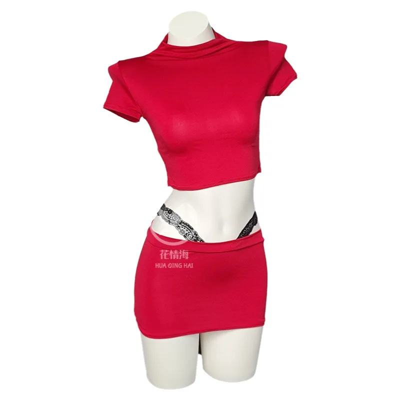 Floral Passion Sexy Lingerie Pure Desire Style Mature Lady Bodycon Skirt Uniform Abstinence Style High-End Feeling Little 5456
Floral Passion Sexy Lingerie Pure Desire Style Mature Lady Bodycon Skirt Uniform Abstinence Style High-End Feeling Little 5456