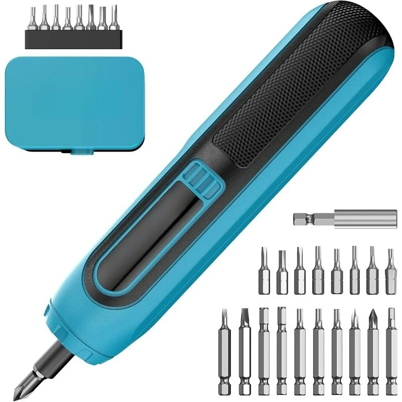 Electric Screwdriver Cordless Rechargeable 2000mah Torque Settings Mini Drill 4V Power Tools Set
Electric Screwdriver Cordless Rechargeable 2000mah Torque Settings Mini Drill 4V Power Tools Set