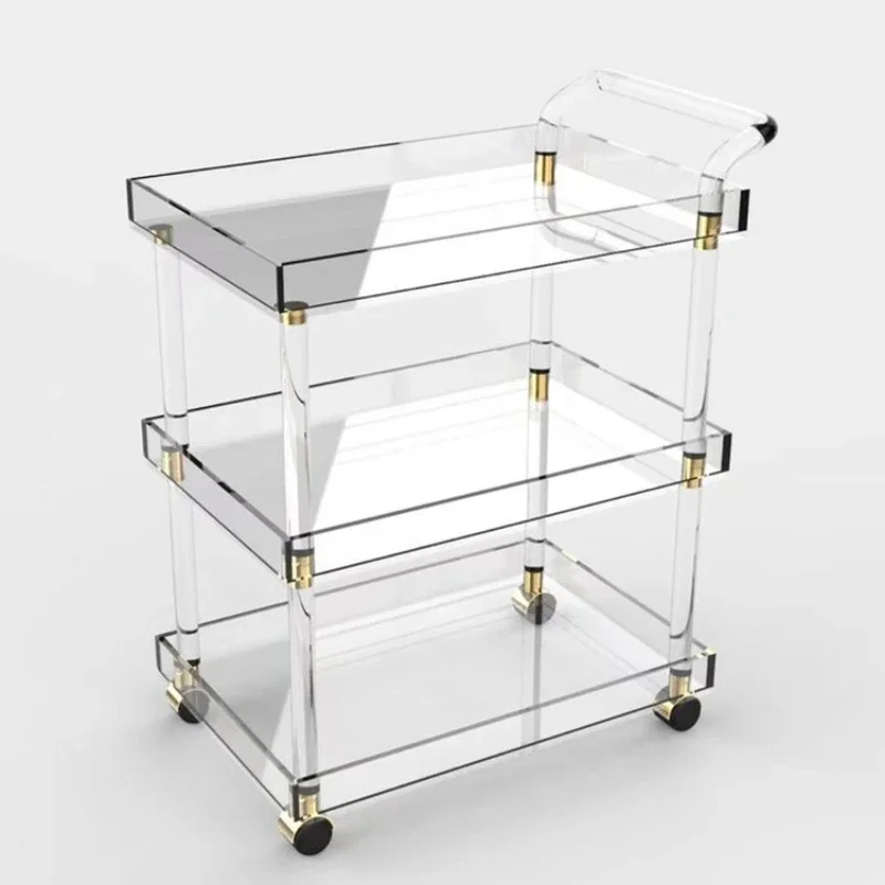 Hot Sale Customizable Rolling Trolley Liquor Acrylic Cart Clear Acrylic Craft Cart For Hotel
Hot Sale Customizable Rolling Trolley Liquor Acrylic Cart Clear Acrylic Craft Cart For Hotel
