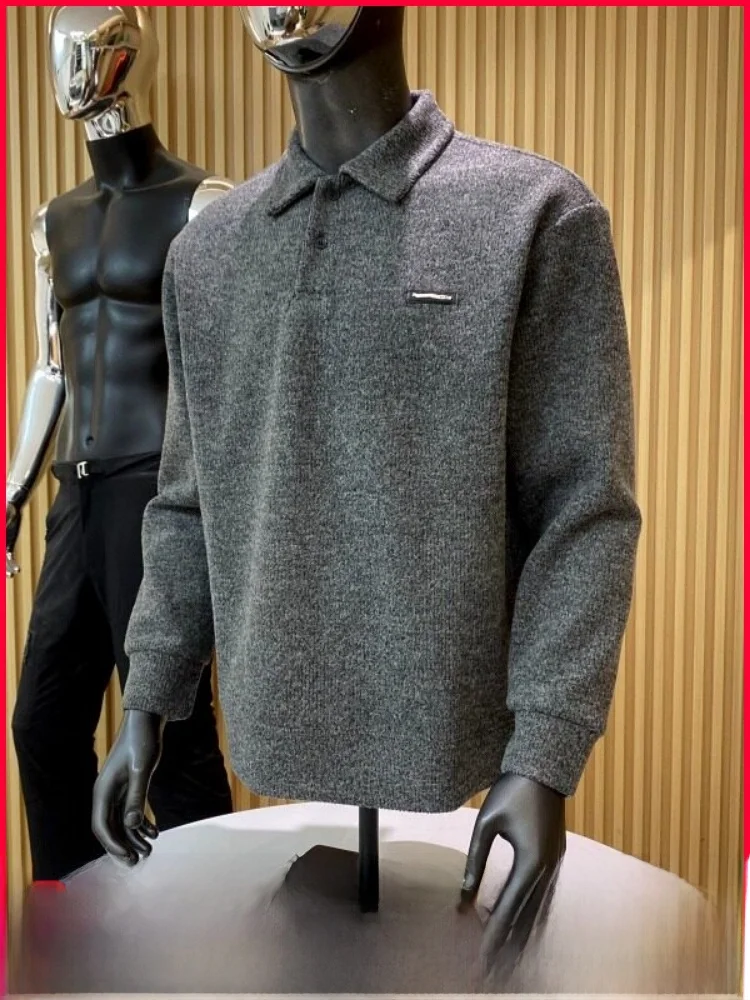 Мужской вязаный свитшот Ele с флисовой подкладкой, ультратонкая вязаная ткань, теплый, приятный к коже, с воротником, универсальный, комфортный, осенний...
Мужской вязаный свитшот Ele с флисовой подкладкой, ультратонкая вязаная ткань, теплый, приятный к коже, с воротником, универсальный, комфортный, осенний...