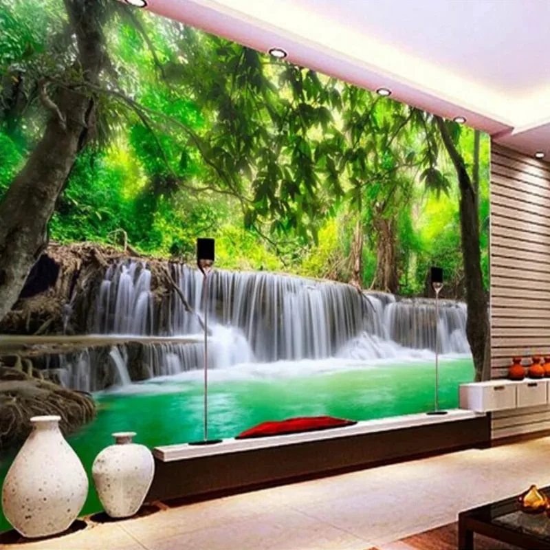 3D Photo Wallpaper Nature Landscape Waterfall Mural Living Room TV Background Wall Murals Wallpaper Papel De Parede
3D Photo Wallpaper Nature Landscape Waterfall Mural Living Room TV Background Wall Murals Wallpaper Papel De Parede