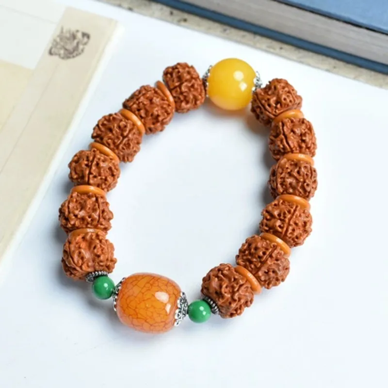 Bodhi Nepal Five Five Petal Bracelet, New Original Seed Bracelet, Cultural and Ornamental Accessories
Bodhi Nepal Five Five Petal Bracelet, New Original Seed Bracelet, Cultural and Ornamental Accessories