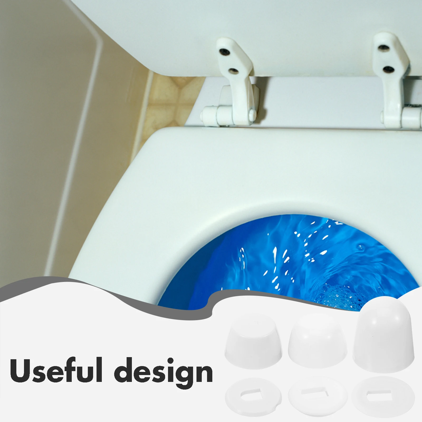 Toilet Bolt Caps Covers With Washers Universal Fit For Most Toilets Durable Plastic Floor Bolt Sets Repair Parts
Toilet Bolt Caps Covers With Washers Universal Fit For Most Toilets Durable Plastic Floor Bolt Sets Repair Parts