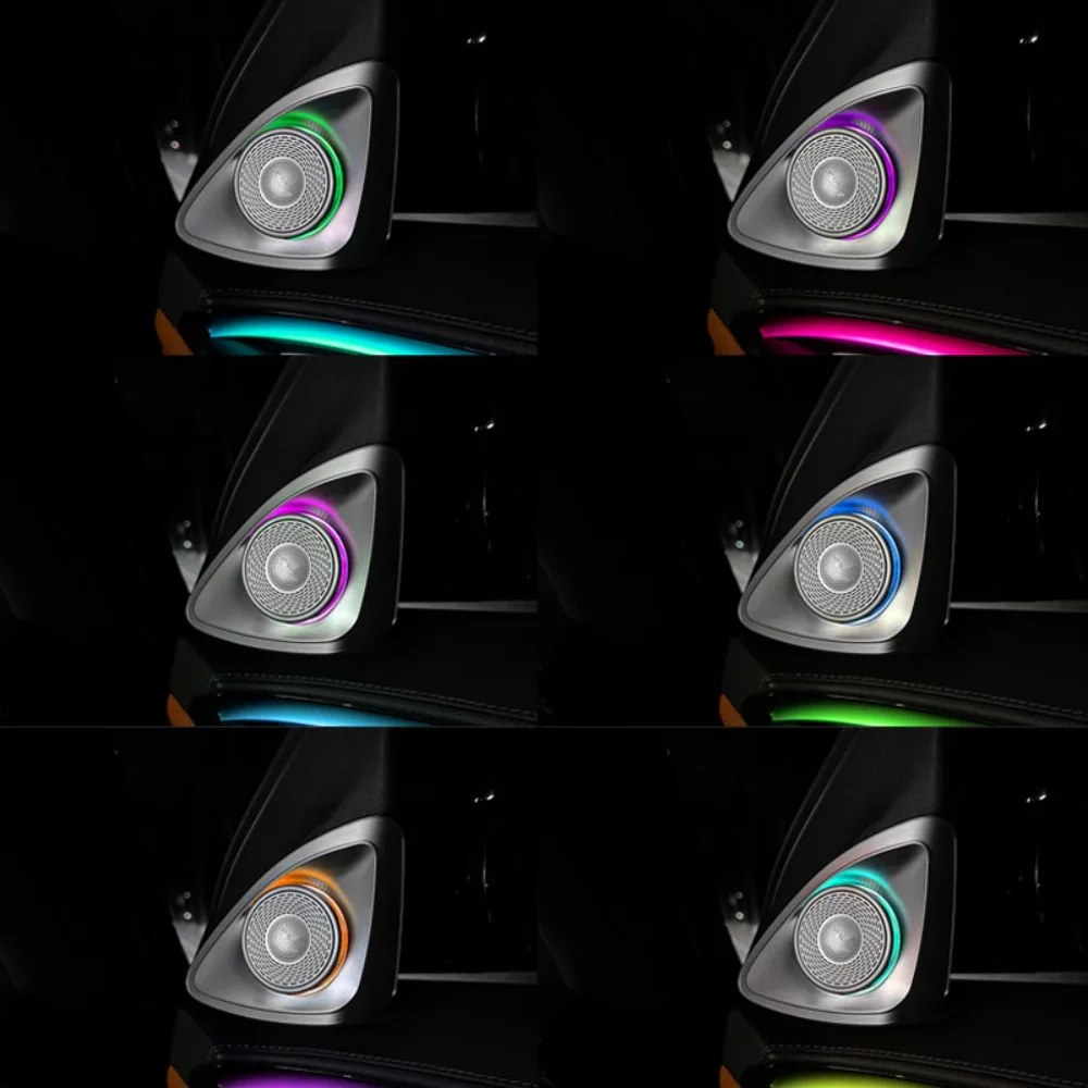 Уникальный вращающийся твитер W206 4D, 64-цветный светодиодный окружающий свет для Mercedes-Benz C-Class W206 
Уникальный вращающийся твитер W206 4D, 64-цветный светодиодный окружающий свет для Mercedes-Benz C-Class W206