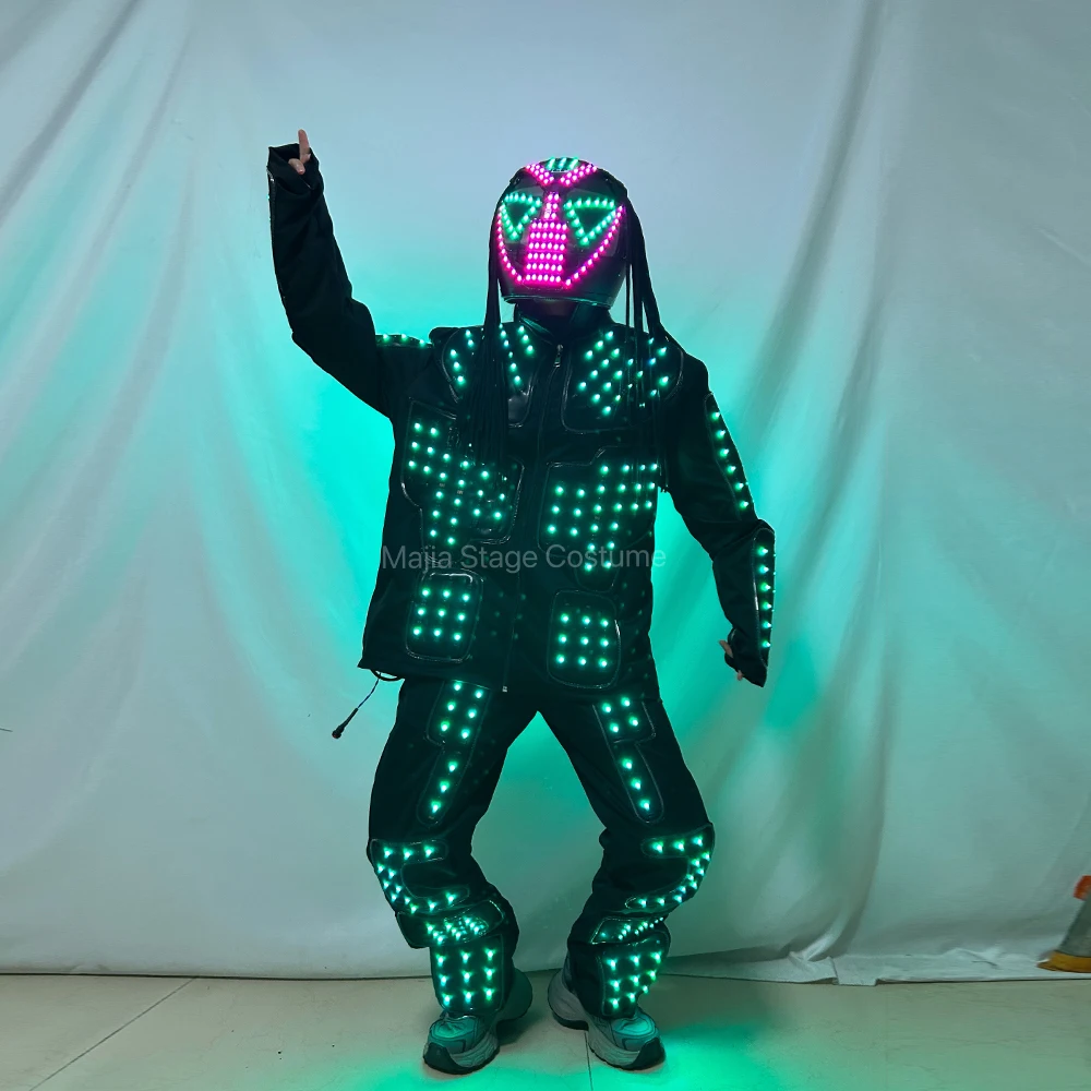 Futuristic LED Light-Up Robot Costume Set Glowing Outfit for Stage Shows Music Festivals Dance Party Themed Events
Futuristic LED Light-Up Robot Costume Set Glowing Outfit for Stage Shows Music Festivals Dance Party Themed Events
