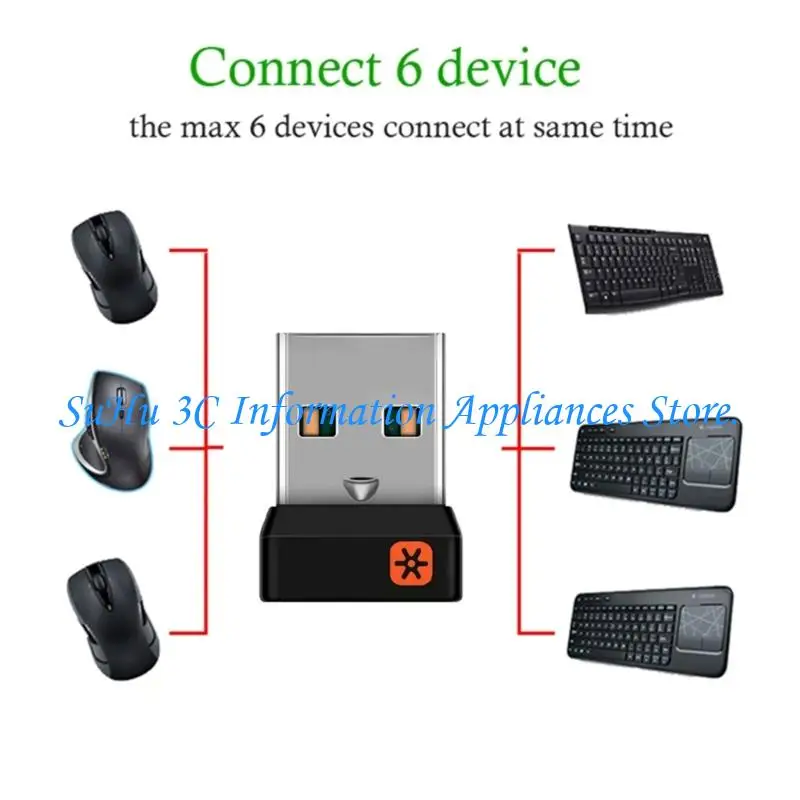 J0MB 1PC Wireless Dongle Receiver Unifying USB Adapter For M905 M325 Mouse Keyboard
J0MB 1PC Wireless Dongle Receiver Unifying USB Adapter For M905 M325 Mouse Keyboard