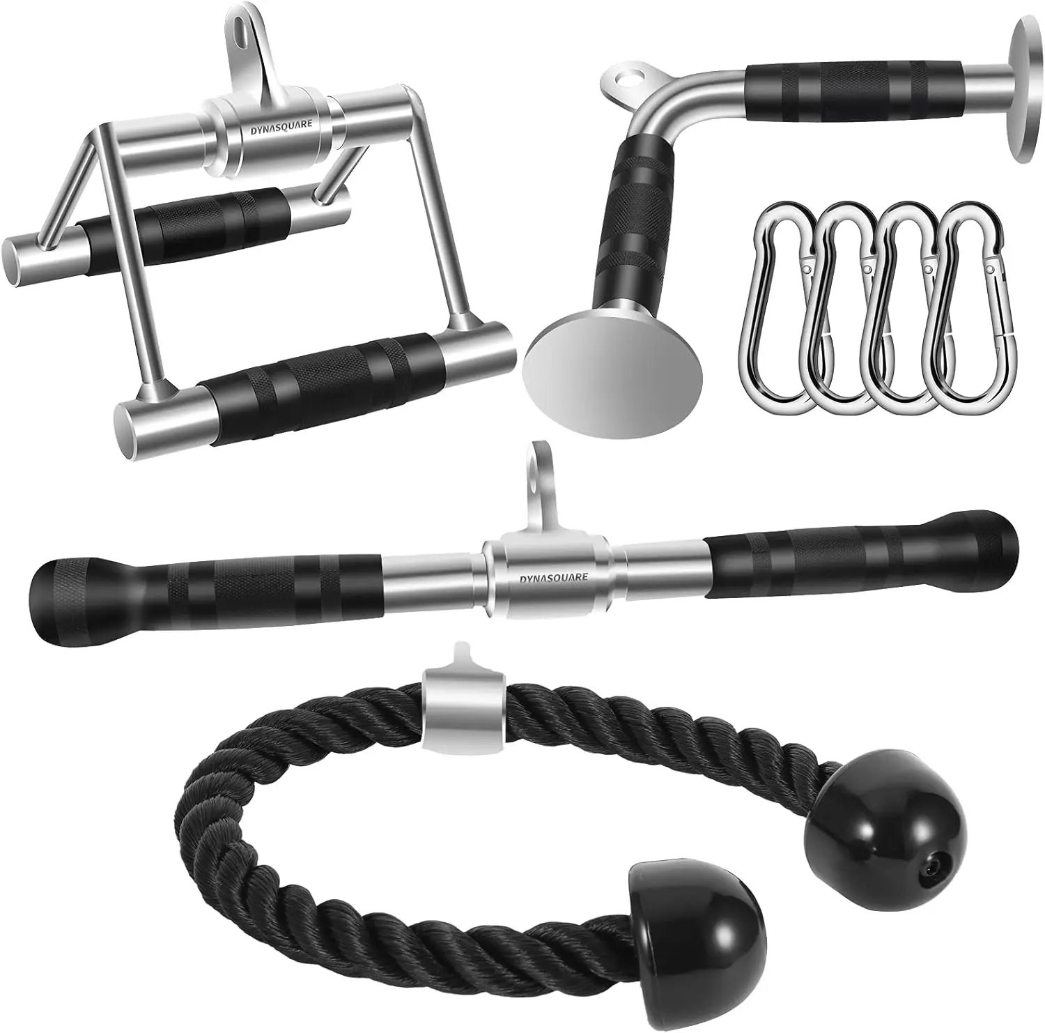 Cable Machine Attachment Set, Tricep Press Down, Lat Pulldown, Home Gym Accessories, Double D Handle, V Bar, Tricep Rope
Cable Machine Attachment Set, Tricep Press Down, Lat Pulldown, Home Gym Accessories, Double D Handle, V Bar, Tricep Rope
