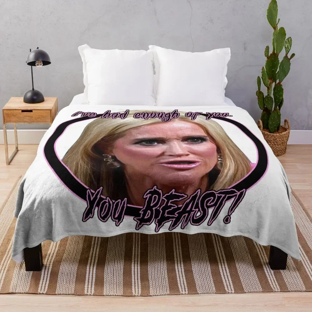 Kim Richards - You Beast! Throw Blanket All Season Lightweight Soft Blanket for Bed
Kim Richards - You Beast! Throw Blanket All Season Lightweight Soft Blanket for Bed