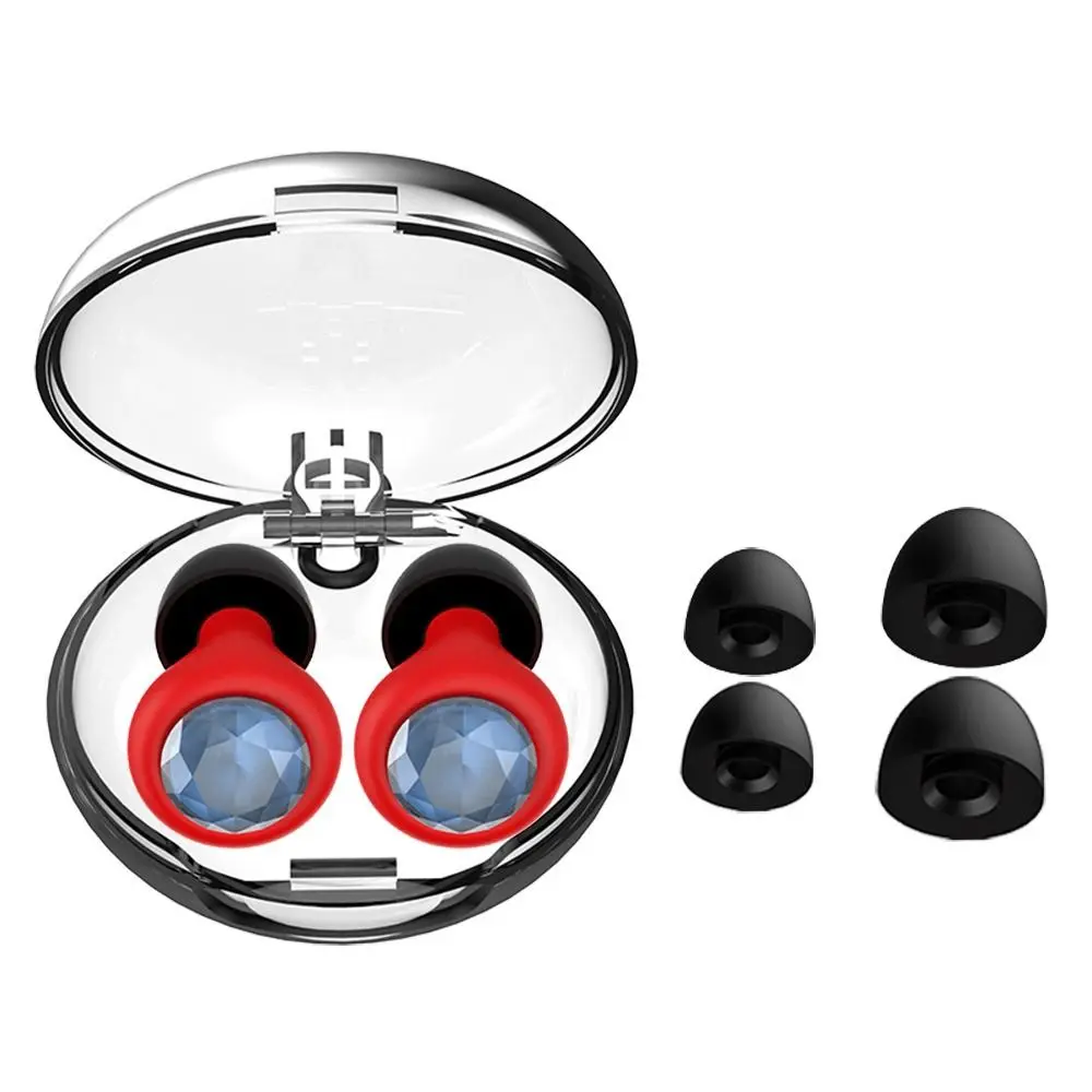 Anti-noise Sleep Soundproof Earplugs Noise Reduction Supplies Silicone with Diamond Swimming Earplugs Reusable Deep Sleeping
Anti-noise Sleep Soundproof Earplugs Noise Reduction Supplies Silicone with Diamond Swimming Earplugs Reusable Deep Sleeping