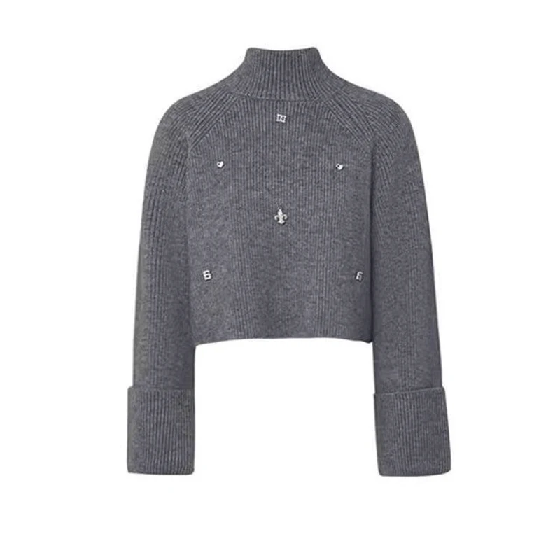 Women's Turtleneck Sweater, Short Pullover, Chic Loose Casual, Knitted Sweater,Vintage Jumpers, 2025 New Fashion, Autumn, Winter
Women's Turtleneck Sweater, Short Pullover, Chic Loose Casual, Knitted Sweater,Vintage Jumpers, 2025 New Fashion, Autumn, Winter