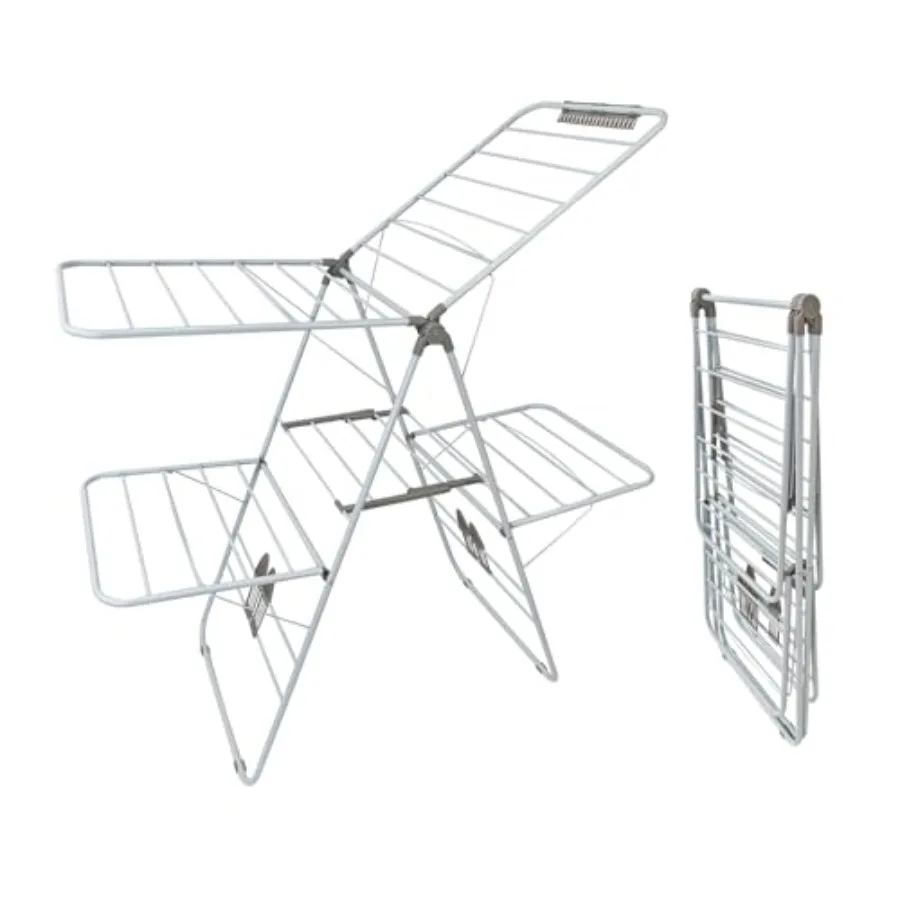 Clothes Drying Rack Foldable 2-Level Laundry Racks for Drying Clothes Rack Stainless Steel Drying Rack Clothing Collapsible for
Clothes Drying Rack Foldable 2-Level Laundry Racks for Drying Clothes Rack Stainless Steel Drying Rack Clothing Collapsible for