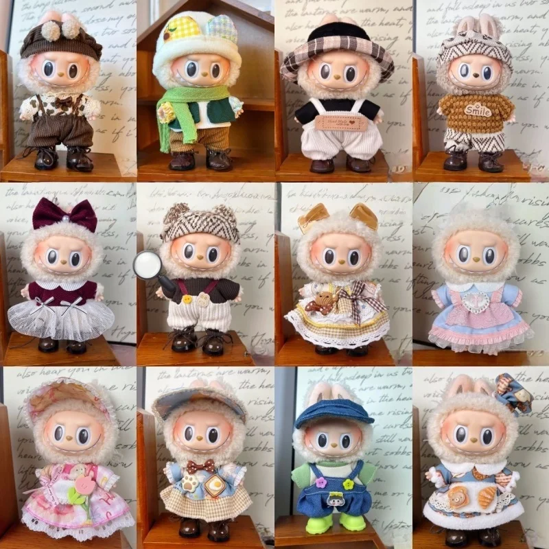 17cm Labubu V1 V2 Doll Clothes Kpop Exo-Inspired Uniform Set Outfit Skirt and Sweater Colored Sunglasses Labubu Doll Clothes
17cm Labubu V1 V2 Doll Clothes Kpop Exo-Inspired Uniform Set Outfit Skirt and Sweater Colored Sunglasses Labubu Doll Clothes