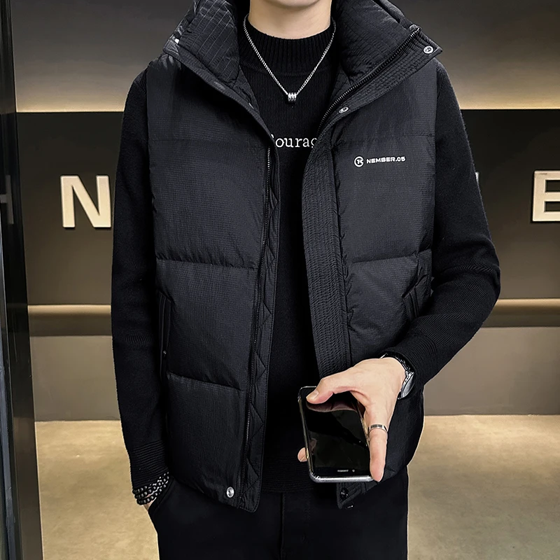 Мужской хлопковый жилет в клетку, осенне-зимняя новинка, легкая верхняя одежда, молодежный повседневный стиль, приталенный крой, воротник-стойка
Мужской хлопковый жилет в клетку, осенне-зимняя новинка, легкая верхняя одежда, молодежный повседневный стиль, приталенный крой, воротник-стойка