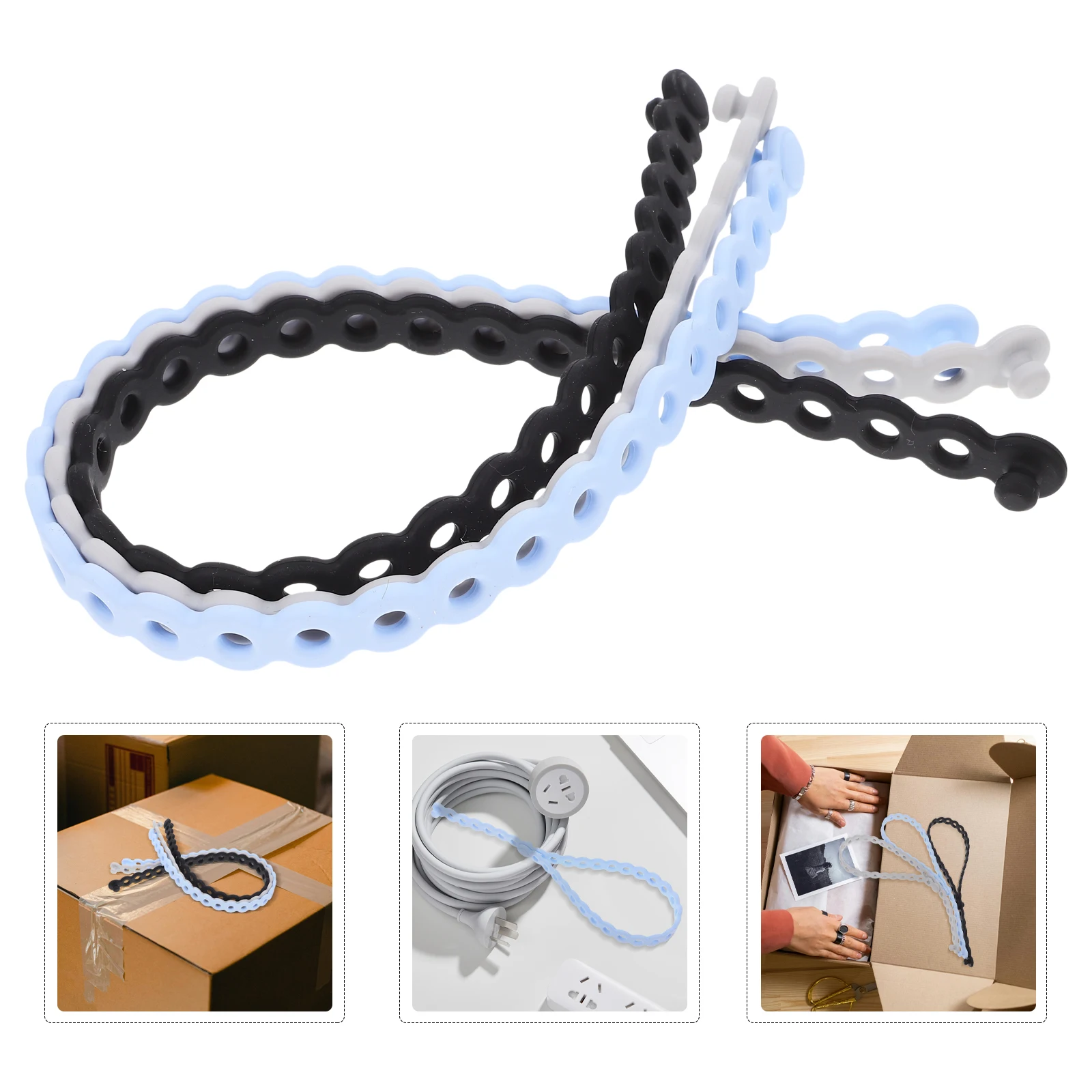 3pcs Wrapping Tool Adjustable Cable Ties Multi-Use Portable Packing Straps Reusable Bundling Rope For Bags Cables
3pcs Wrapping Tool Adjustable Cable Ties Multi-Use Portable Packing Straps Reusable Bundling Rope For Bags Cables