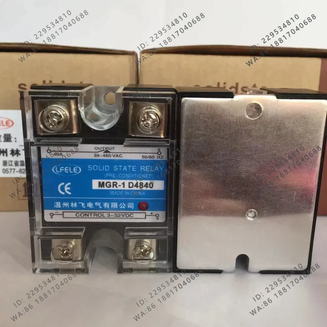 SSR-40DA Single Phase Solid State Relay MGR-1 D4840 DC-AC Normally Open
SSR-40DA Single Phase Solid State Relay MGR-1 D4840 DC-AC Normally Open
