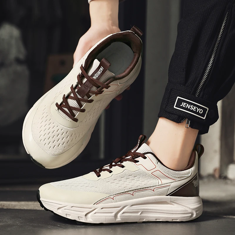 Wide Toe Men's Sports Shoes, Large Size Wide Sole Running Sneakers, Breathable Mesh Casual Wide Footwear
Wide Toe Men's Sports Shoes, Large Size Wide Sole Running Sneakers, Breathable Mesh Casual Wide Footwear