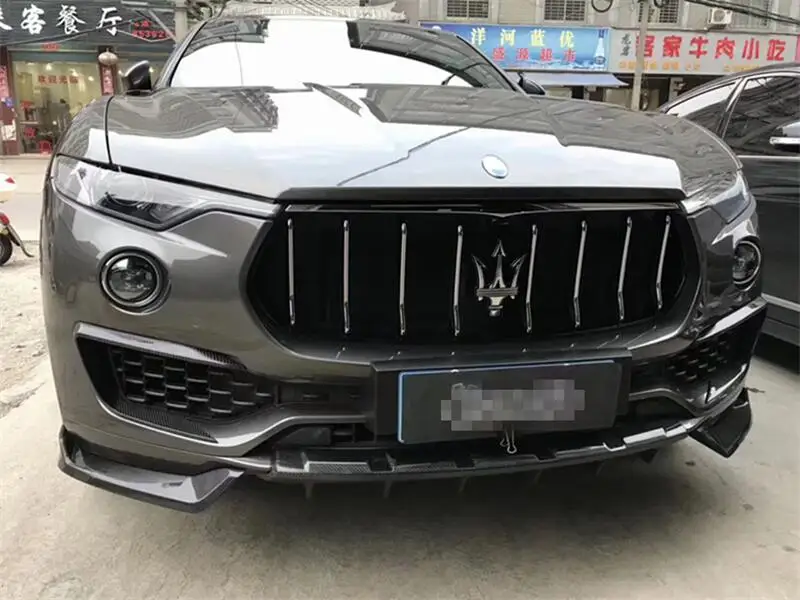 Later Style Carbon Fiber Fibre Front Rear Diffuser Lip Side Front Wing Fit for Maserati Levante 
Later Style Carbon Fiber Fibre Front Rear Diffuser Lip Side Front Wing Fit for Maserati Levante