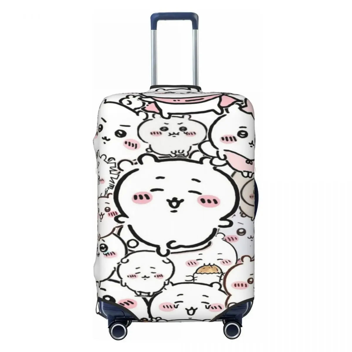 Пользовательский чехол для багажа с героями мультфильмов Chiikawa, эластичные защитные чехлы для дорожного чемодана, подходят для 18-32 дюймов 
Пользовательский чехол для багажа с героями мультфильмов Chiikawa, эластичные защитные чехлы для дорожного чемодана, подходят для 18-32 дюймов