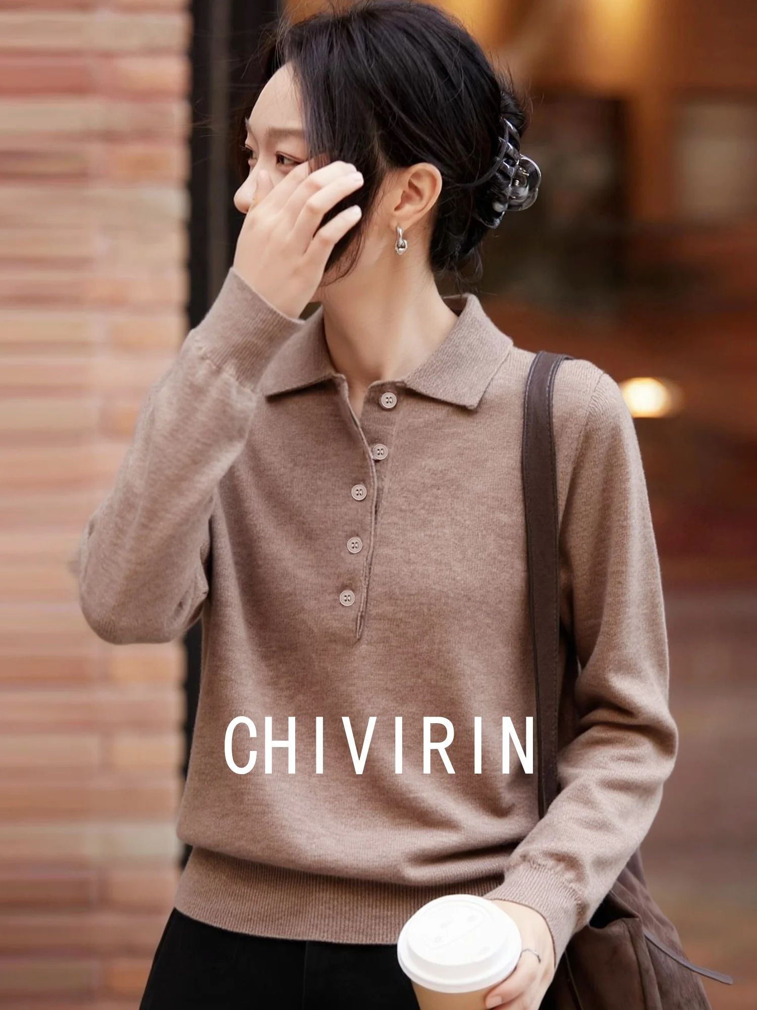 Женский трикотажный свитер Chivirin с длинным рукавом и воротником, весна-осень, мягкий, теплый, модный, в корейском стиле, стандартный крой
Женский трикотажный свитер Chivirin с длинным рукавом и воротником, весна-осень, мягкий, теплый, модный, в корейском стиле, стандартный крой