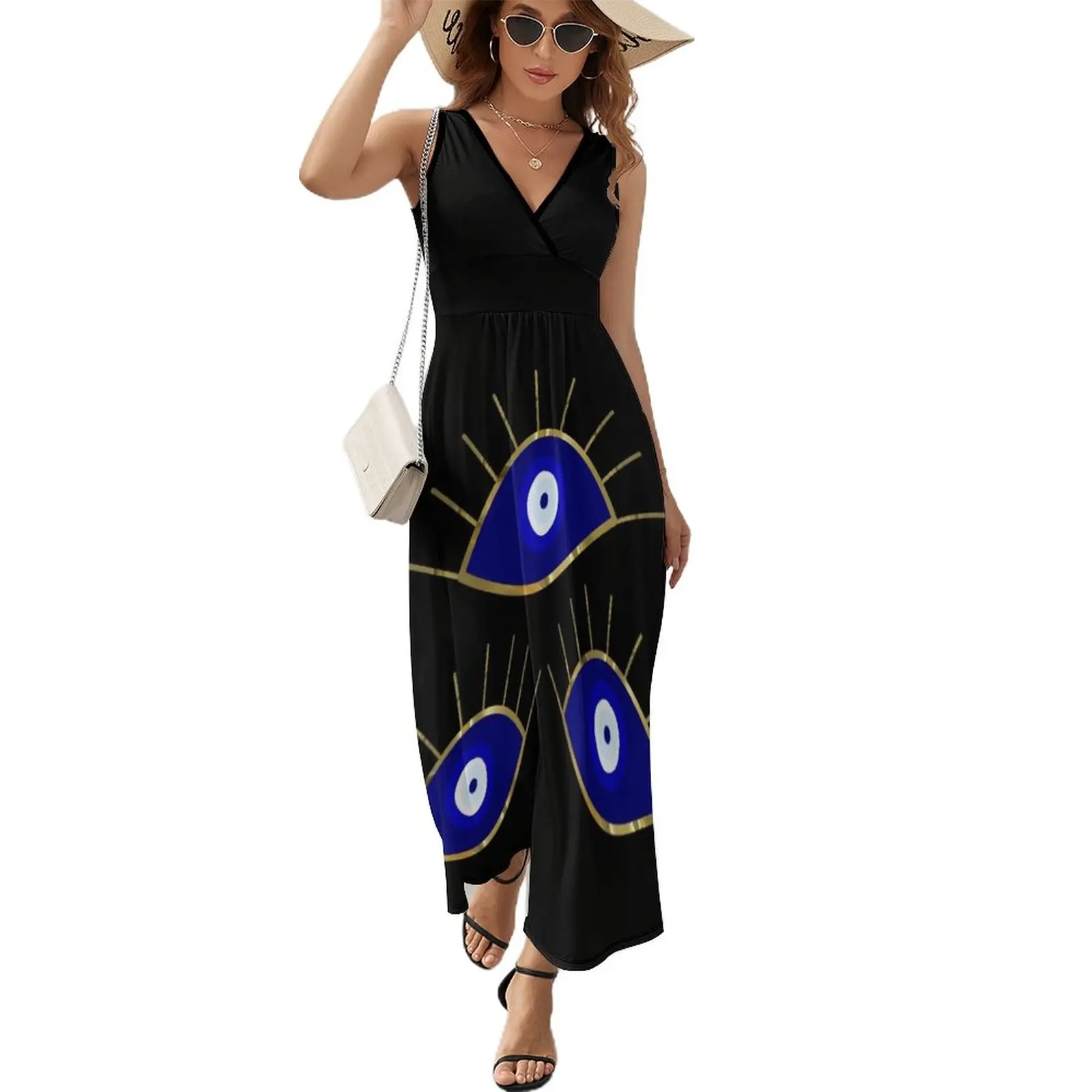 I See You Evil Eye Sleeveless Dress clothes for women long dress women summer elegant dresses for women
I See You Evil Eye Sleeveless Dress clothes for women long dress women summer elegant dresses for women