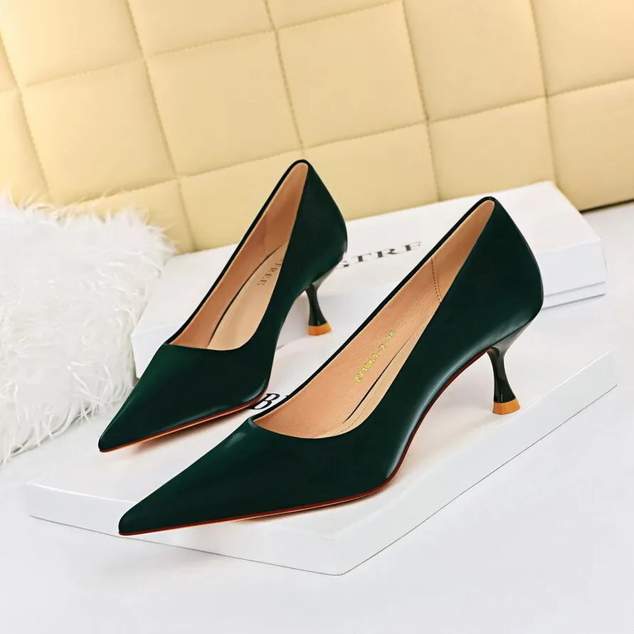 New Simple Slim High Heel Shallow Mouth Pointed Head Versatile Spring And Autumn Women's Single Ladies Shoes Women Pumps
New Simple Slim High Heel Shallow Mouth Pointed Head Versatile Spring And Autumn Women's Single Ladies Shoes Women Pumps