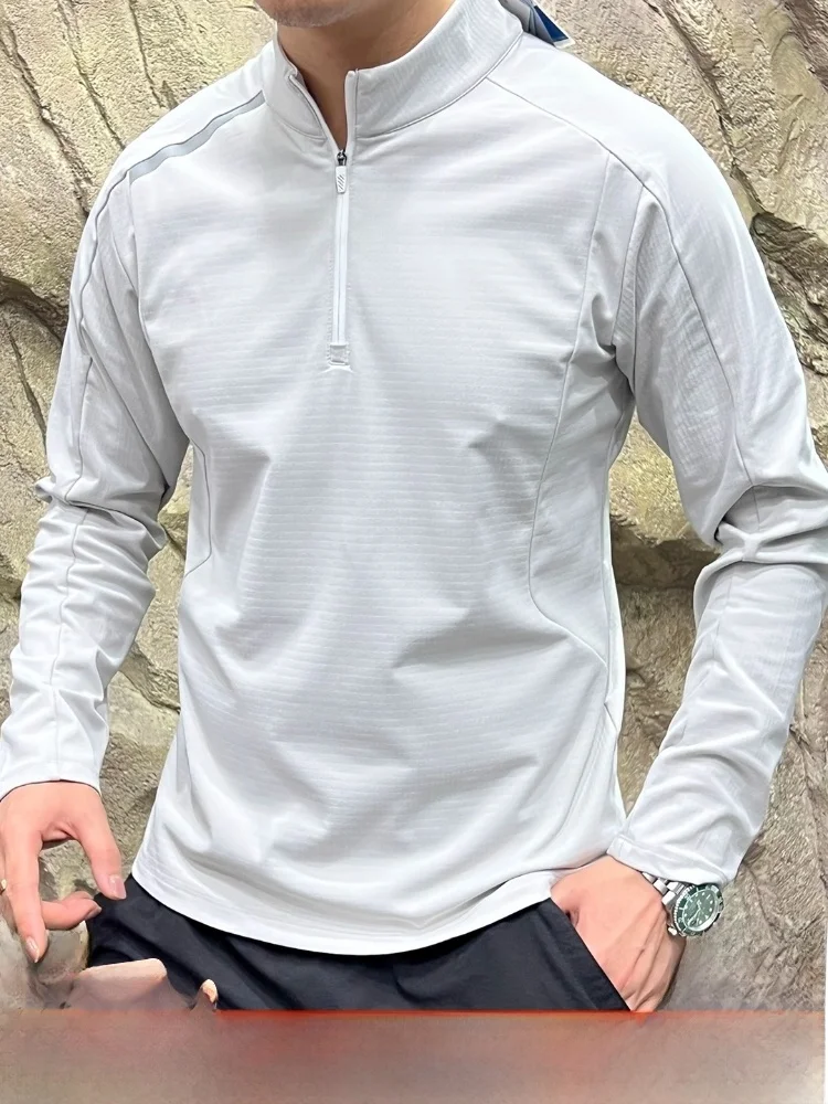 Мужская футболка со светоотражающим дизайном Qui Dry f на молнии и подставкой из полиэстера Long Sve для повседневной носки Spor Sle
Мужская футболка со светоотражающим дизайном Qui Dry f на молнии и подставкой из полиэстера Long Sve для повседневной носки Spor Sle