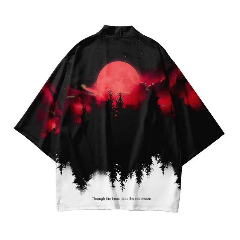 3 To 14 Years Kids Kimono Forest Moon Pattern Costumes Boys Girls Fashion Kimono Haori Cardigan Shirts Children Beach Wear Cloak
3 To 14 Years Kids Kimono Forest Moon Pattern Costumes Boys Girls Fashion Kimono Haori Cardigan Shirts Children Beach Wear Cloak