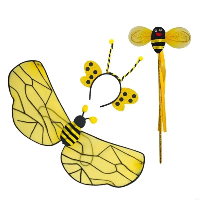 49MF Bumblebees Costume Accessories,Bees Wing Angel Wand Bees Headband Bees Costumes for Halloween Cosplay Party Props
49MF Bumblebees Costume Accessories,Bees Wing Angel Wand Bees Headband Bees Costumes for Halloween Cosplay Party Props
