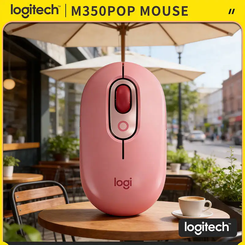 Бесшумная портативная мышь Logitech M350 POP Slim из переработанного пластика с Bluetooth для macOS, Windows, iPadOS, ChromeOS
Бесшумная портативная мышь Logitech M350 POP Slim из переработанного пластика с Bluetooth для macOS, Windows, iPadOS, ChromeOS
