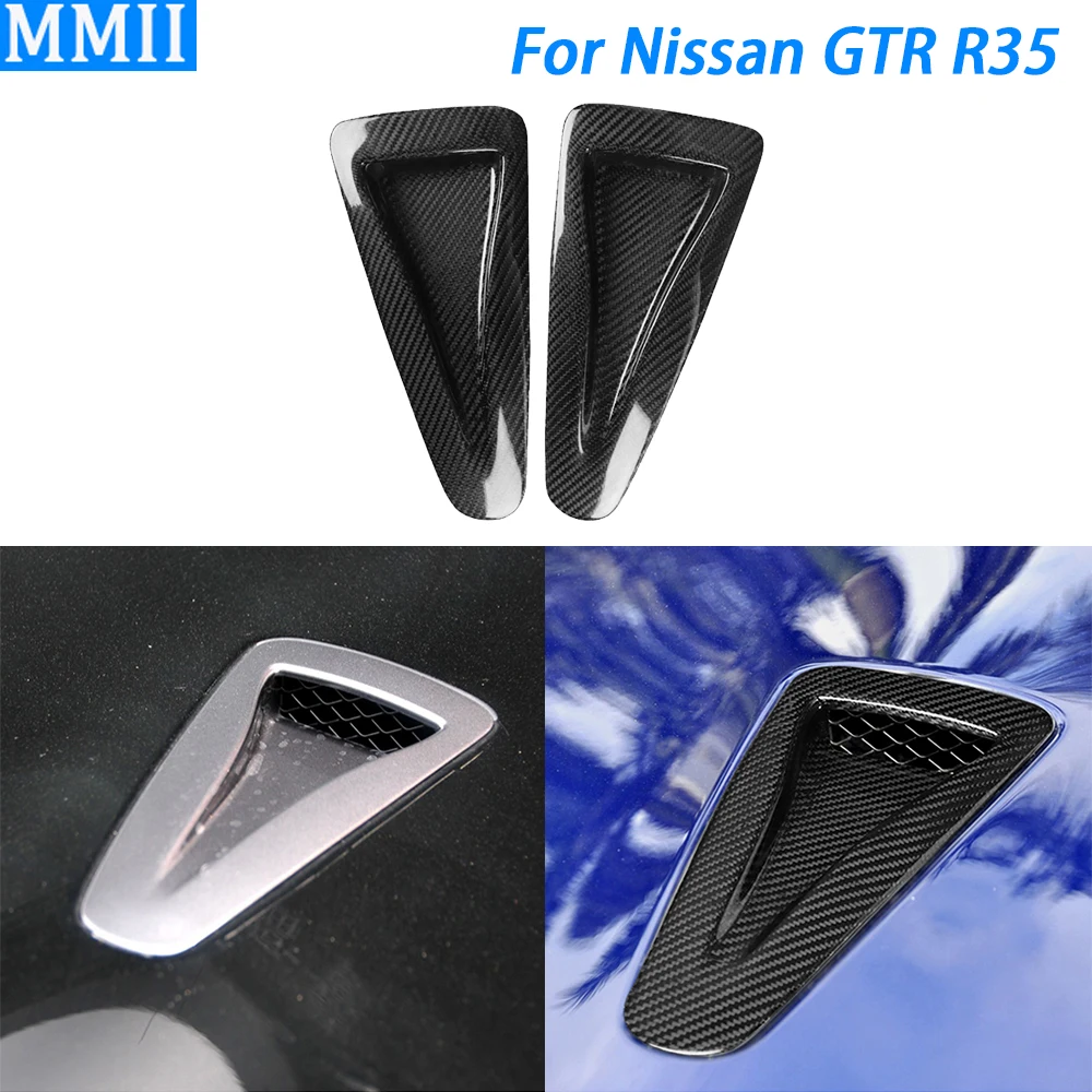 For Nissan GTR GT-R R35 2008-2020 Real Dry Carbon Fiber Replacement Hood Vent Cover Trim Car Accessories Modification Decoration
For Nissan GTR GT-R R35 2008-2020 Real Dry Carbon Fiber Replacement Hood Vent Cover Trim Car Accessories Modification Decoration