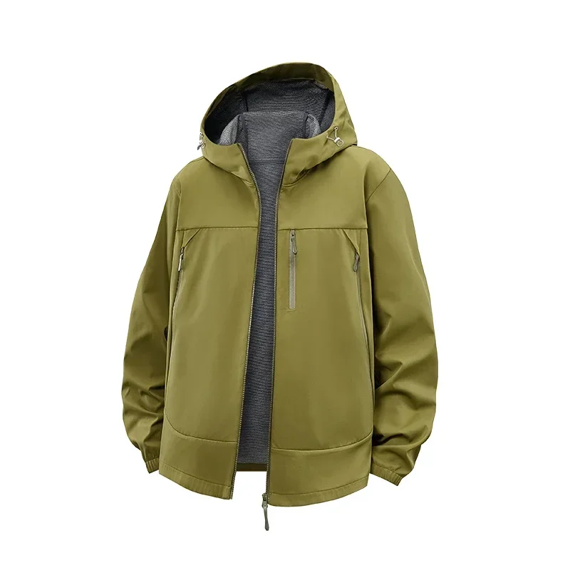 Trendy Men's Outdoor Jacket Fashionable Casual Windbreaker with Hood Suitable for Mountain Cycling Climbing Traveling Camping
Trendy Men's Outdoor Jacket Fashionable Casual Windbreaker with Hood Suitable for Mountain Cycling Climbing Traveling Camping