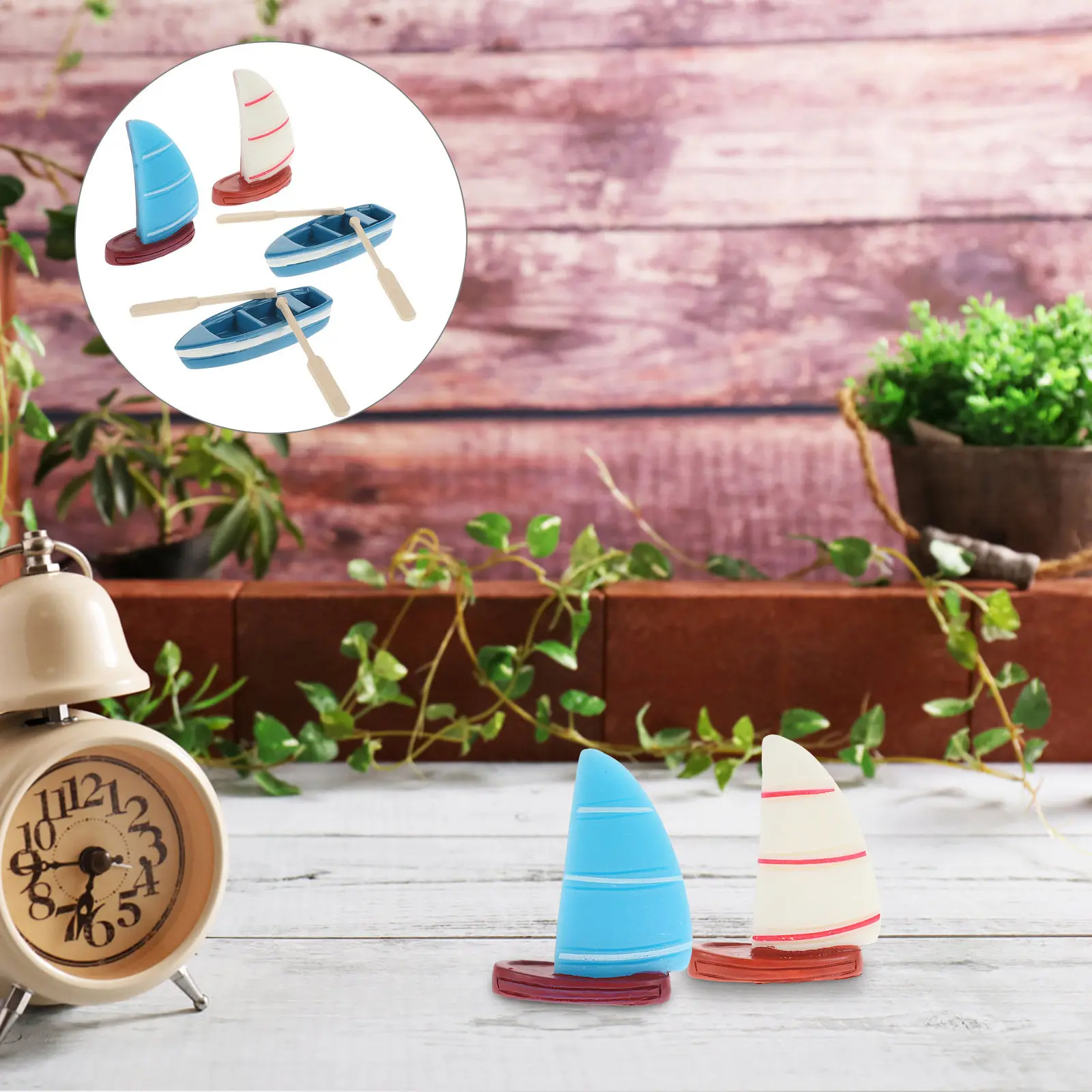1Set Resin Sailboat Miniature Rowboat Figurines Durable Decorative Ocean Beach Scene Ornaments Tabletop Micro Landscape Decors
1Set Resin Sailboat Miniature Rowboat Figurines Durable Decorative Ocean Beach Scene Ornaments Tabletop Micro Landscape Decors