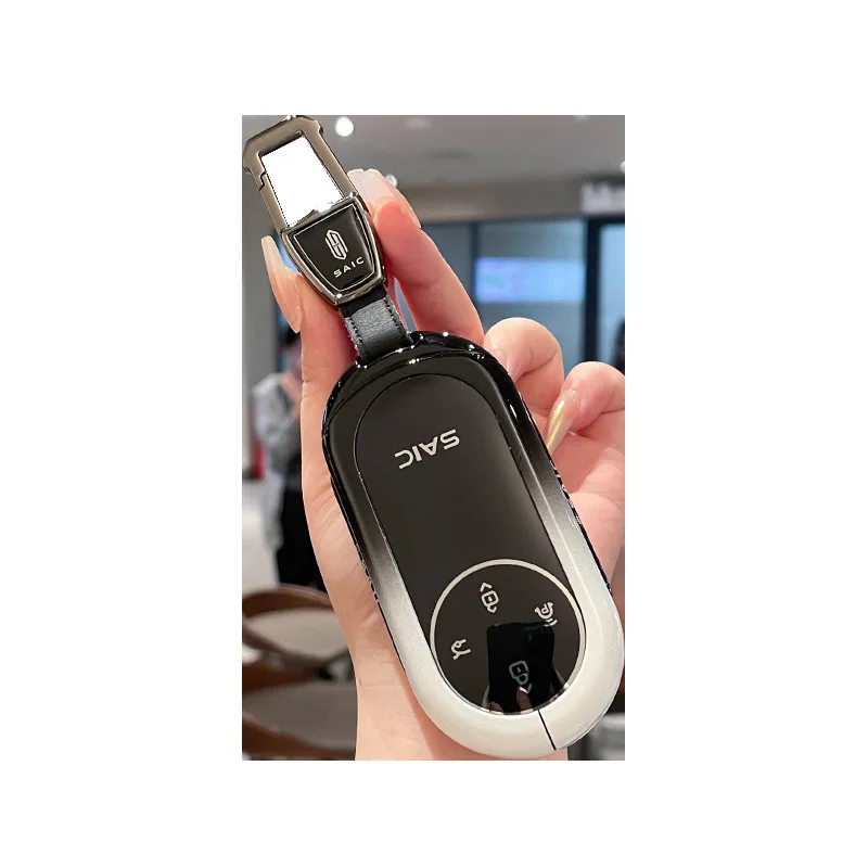 Premium Zinc Alloy Key Cover Case for SAIC H5 EV Pro/EREV Max (2025) - Protective Bluetooth Key Shell Key Bag Chain
Premium Zinc Alloy Key Cover Case for SAIC H5 EV Pro/EREV Max (2025) - Protective Bluetooth Key Shell Key Bag Chain