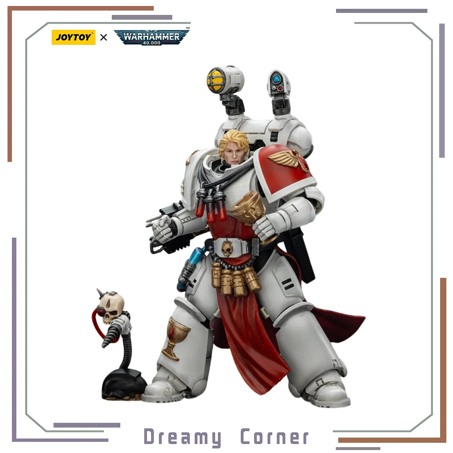 【Pre-sale】JOYTOY Warhammer 40K Blood Angels Sanguinary Priest with Heavy Bolt Pistol Chainsword and Narthecium 1/18 Anime
【Pre-sale】JOYTOY Warhammer 40K Blood Angels Sanguinary Priest with Heavy Bolt Pistol Chainsword and Narthecium 1/18 Anime