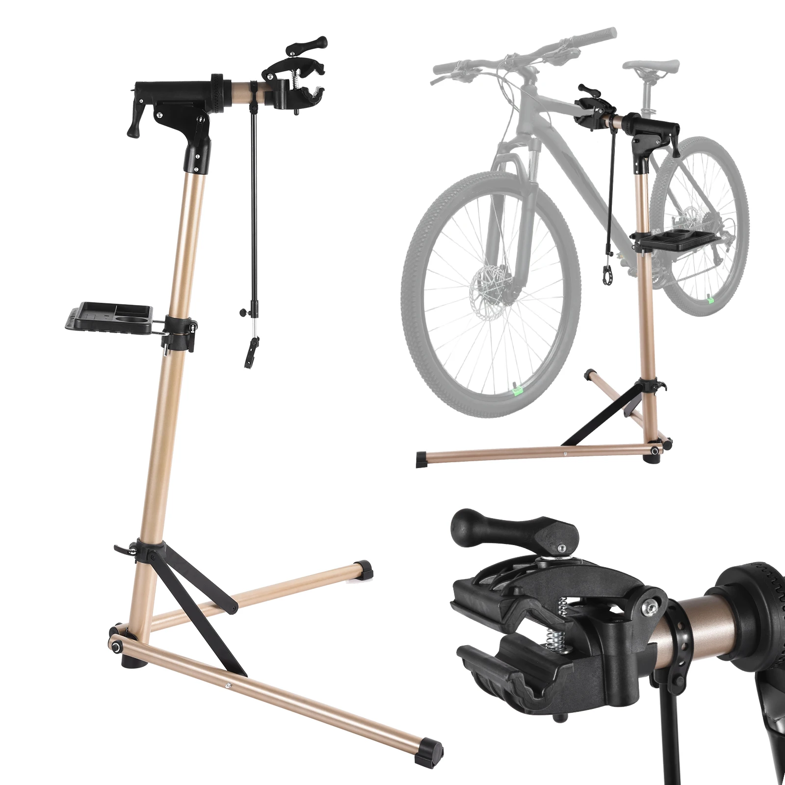 Bike Repair Stand 110 Lbs Cycle Maintenance Rack Height Adjustable Aluminum Alloy Heavy Duty Bike Stand Holder for Maintenance
Bike Repair Stand 110 Lbs Cycle Maintenance Rack Height Adjustable Aluminum Alloy Heavy Duty Bike Stand Holder for Maintenance