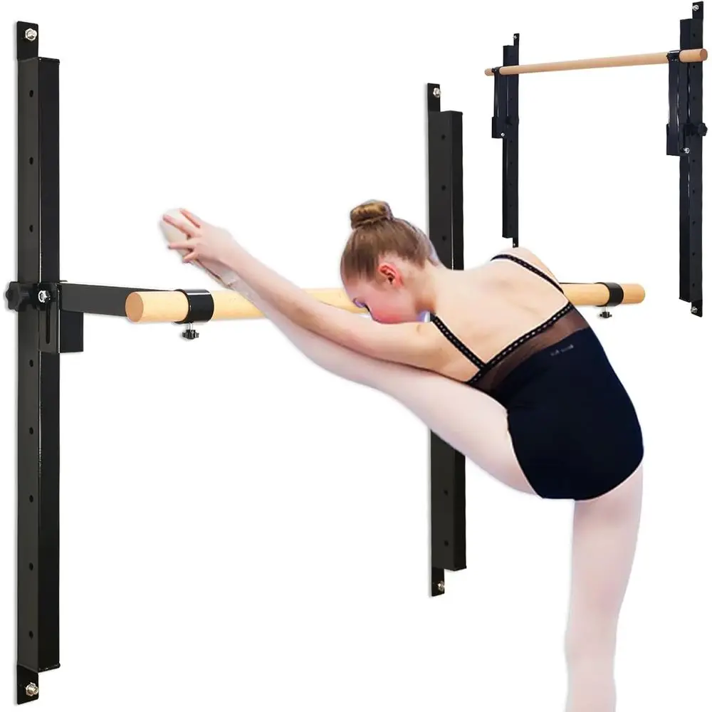 Height Adjustable Wooden Ballet Barre for Home Gym and Dance Training, Suitable for Studios and Apartments
Height Adjustable Wooden Ballet Barre for Home Gym and Dance Training, Suitable for Studios and Apartments