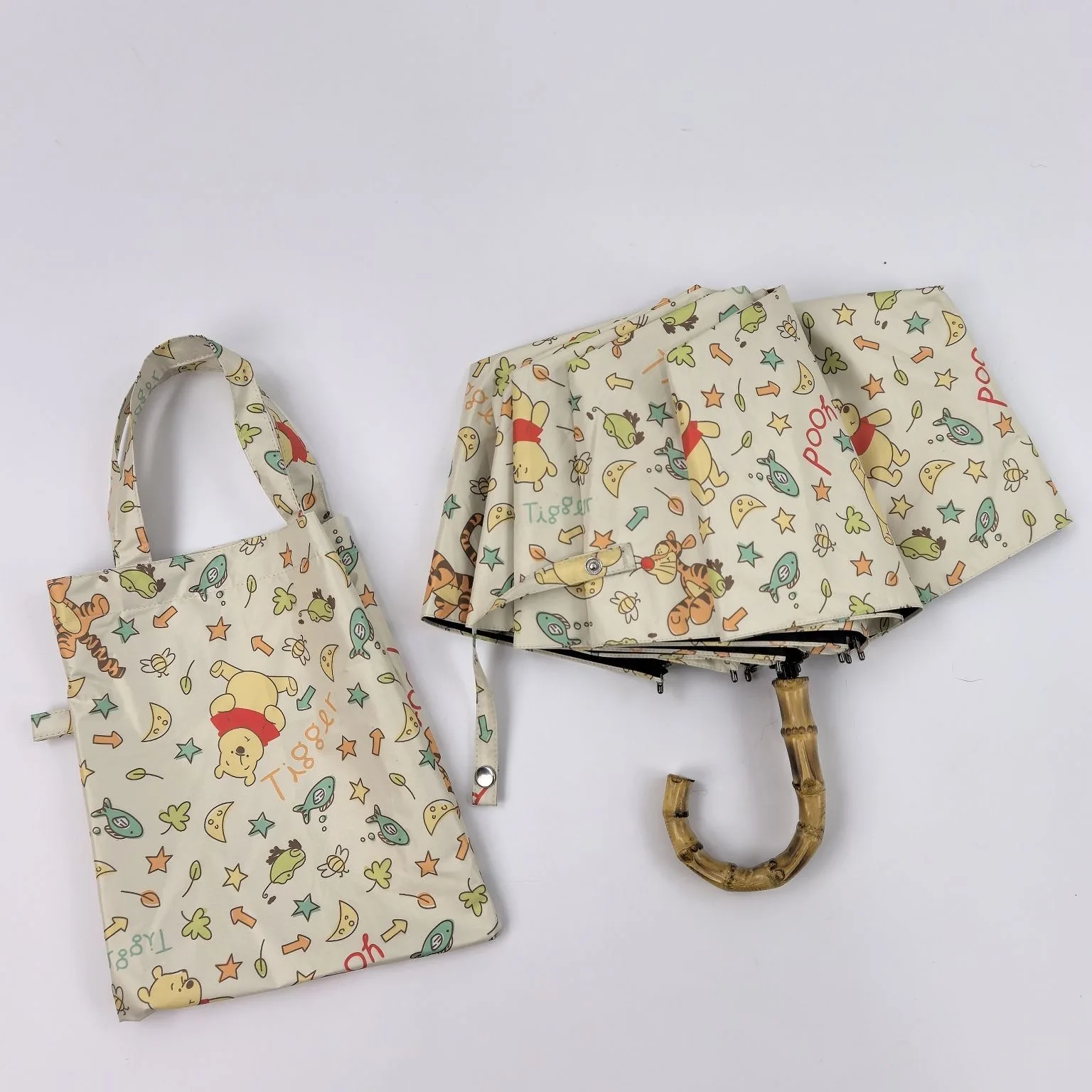 Cute Pooh Bear Tigger Fold Umbrella Cartoon Sun Umbrella Lightweight Portable
Cute Pooh Bear Tigger Fold Umbrella Cartoon Sun Umbrella Lightweight Portable