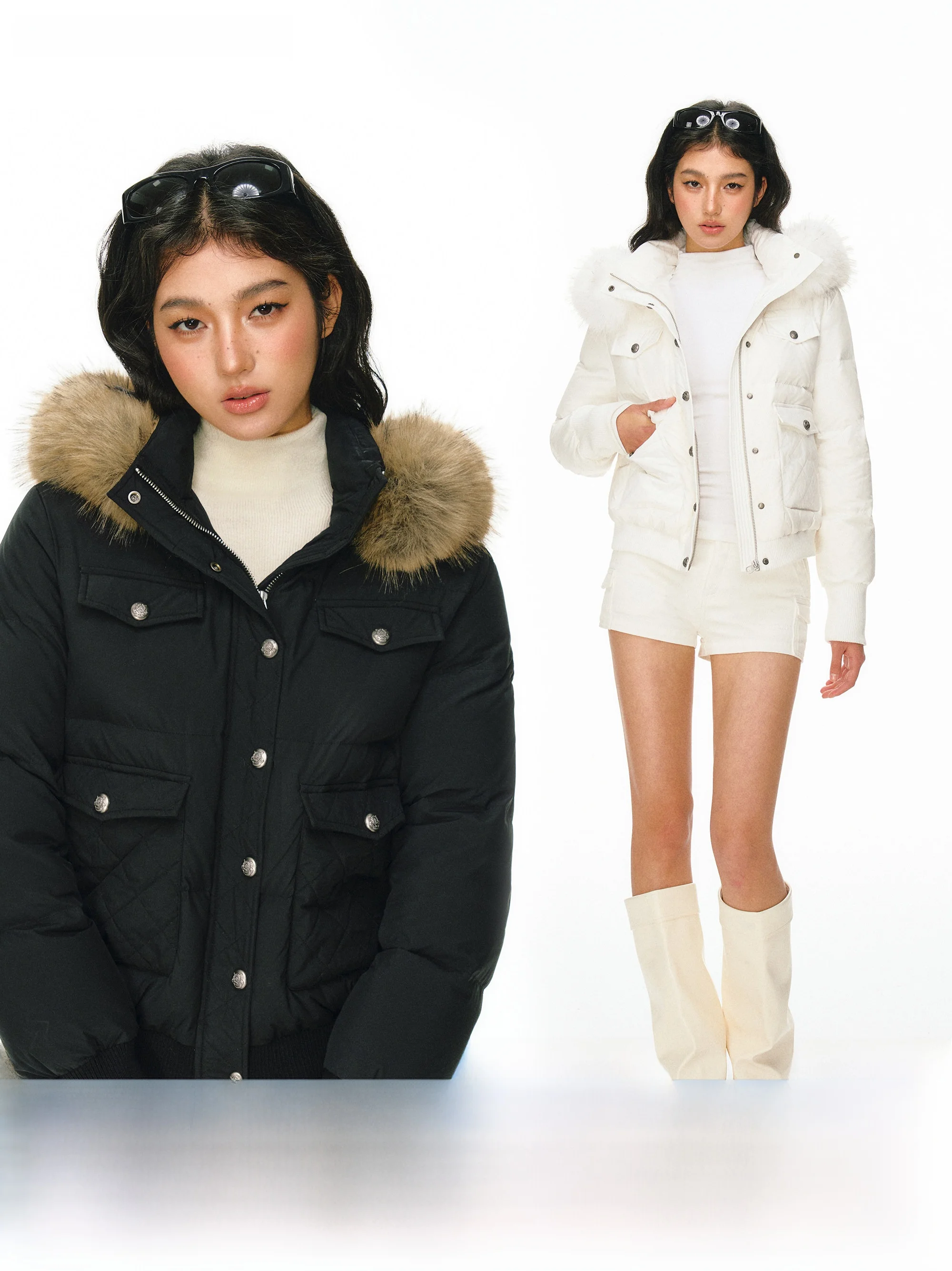 Ariseism American Retro Design Detachable Fur Collar Women's down Jaet Winter New Sle Streetwear Warm Low Waist
Ariseism American Retro Design Detachable Fur Collar Women's down Jaet Winter New Sle Streetwear Warm Low Waist
