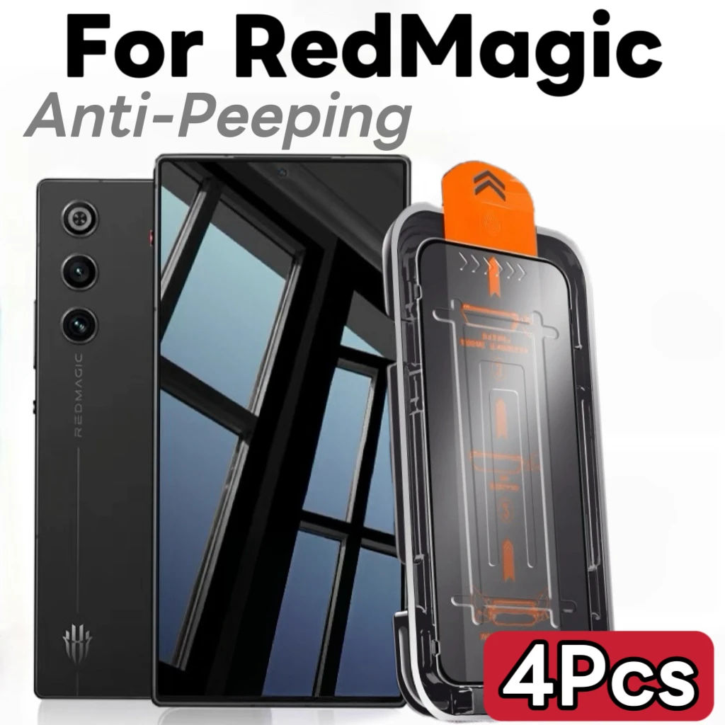 4Pcs Anti-Spy Tempered Glass Screen Protector for Nubia Red Magic 10 Pro+/10S Pro, Full-Screen Coverage Film for Nubia 9 Pro
4Pcs Anti-Spy Tempered Glass Screen Protector for Nubia Red Magic 10 Pro+/10S Pro, Full-Screen Coverage Film for Nubia 9 Pro