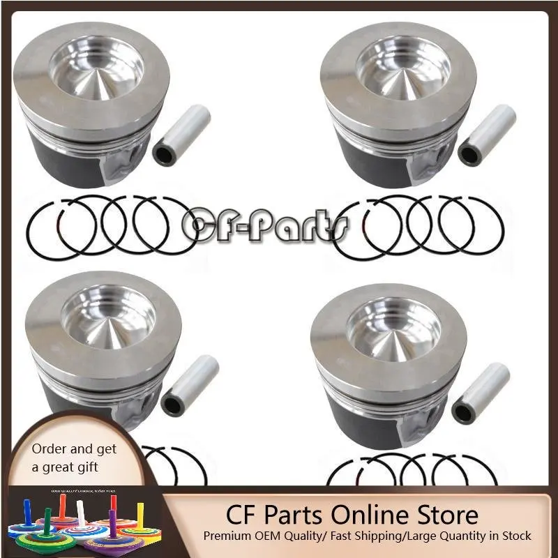 New 4 Sets STD Piston Kit With Ring 04258455 04501366 Fit For Volvo D4D Engine 101MM
New 4 Sets STD Piston Kit With Ring 04258455 04501366 Fit For Volvo D4D Engine 101MM