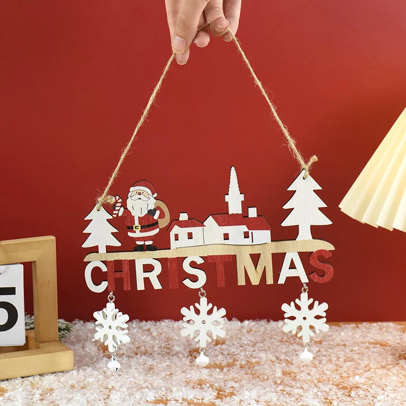 Wooden Christmas Hanging Pendants Santa Claus Elk Merry Christams Decoration For Home Xmas Door Ornaments New Year Gift
Wooden Christmas Hanging Pendants Santa Claus Elk Merry Christams Decoration For Home Xmas Door Ornaments New Year Gift