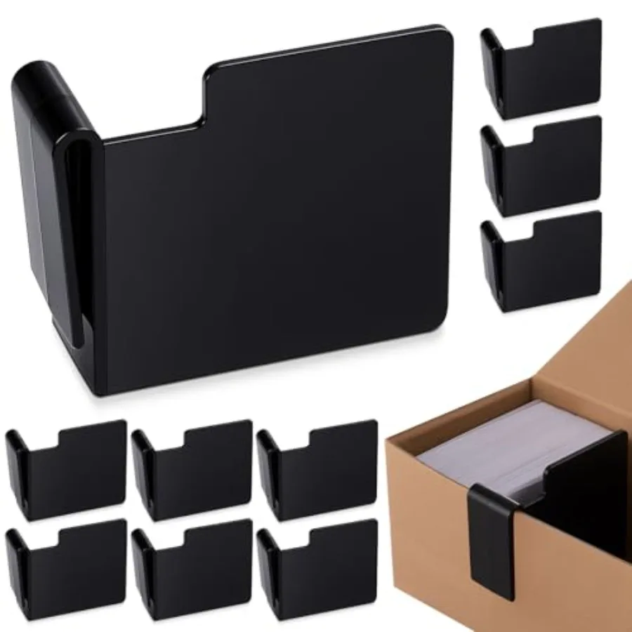 Pcs Card Box Dividers, ABS Trading Card Dividers Clip Storage Separator clips the cardboard side for Sports Baseball Cards Orga
Pcs Card Box Dividers, ABS Trading Card Dividers Clip Storage Separator clips the cardboard side for Sports Baseball Cards Orga